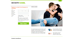 Desktop Screenshot of incontricasual.net